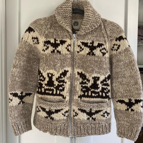 Vintage Cowichan Knit Sweater - Picture 1 of 5